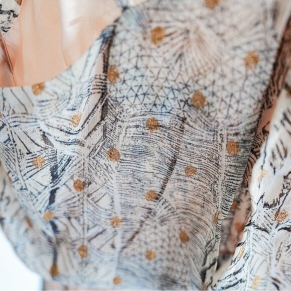 LULU’s Patterned Strappy Dress - Picture 2 of 9